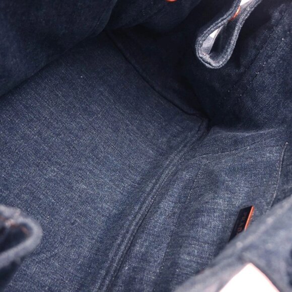 Prada Blue Denim Canapa Tote Handbag - Picture 7 of 11